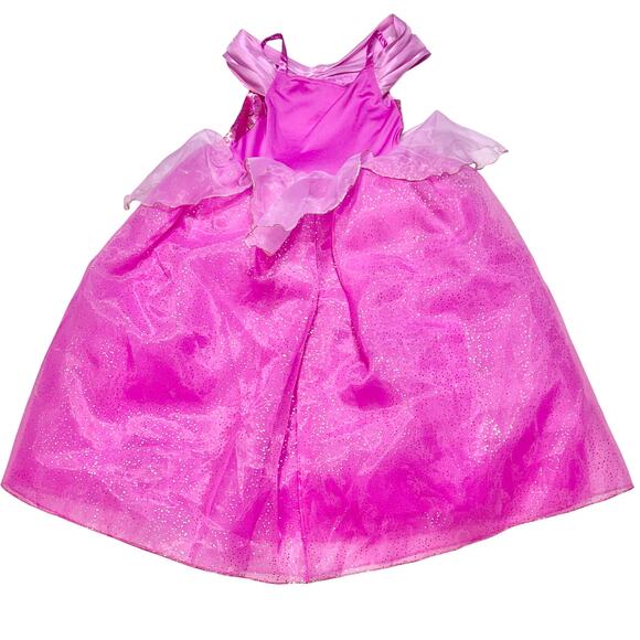 Disney Store Princess Aurora Costume Girls Small 5-6 Sleeping Beauty Pink New - Picture 3 of 16